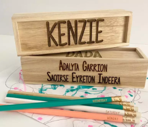 激光雕刻创意文具，升级开学装备