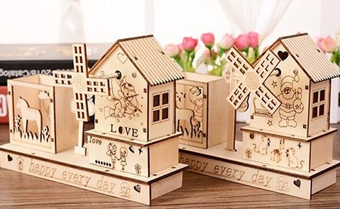 激光雕刻的音乐盒，带您追寻记忆深处的韵律