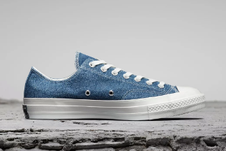 激光助力匡威Renew Denim环保鞋，探寻牛仔改造之路