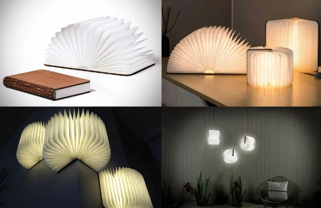 激光切割木质书页灯：无言的陪伴，无形的温暖！