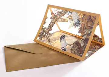 激光镂空贺卡,真的太美了