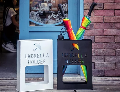 激光切割雨伞架，雨伞收纳神器