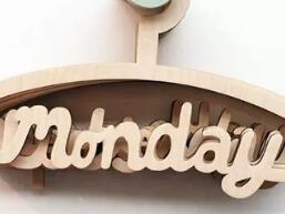 激光切割衣架，收纳也要美美的