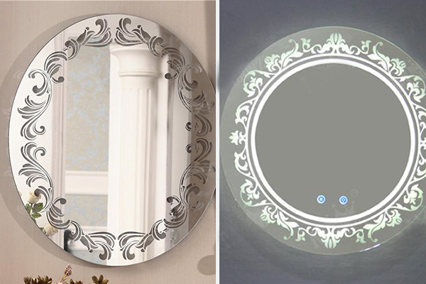 智能镜激光剥漆花纹雕刻工艺