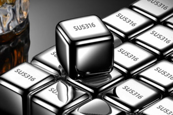 冰酒石冰镇石不锈钢冰块激光打标工艺