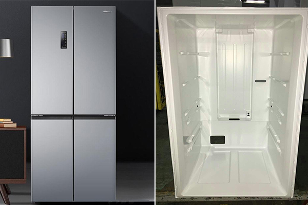 冰箱内胆切割开孔设备—冰箱内胆激光切割机